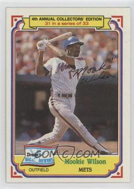 1984 Topps Drake's Big Hitters - [Base] #31 - Mookie Wilson