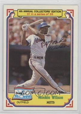 1984 Topps Drake's Big Hitters - [Base] #31 - Mookie Wilson