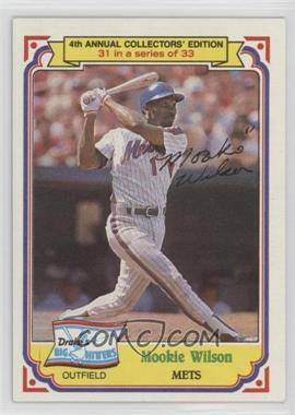 1984 Topps Drake's Big Hitters - [Base] #31 - Mookie Wilson