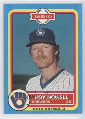 1984 Topps Gardner's Bakery Milwaukee Brewers - [Base] #9 - Roy Howell