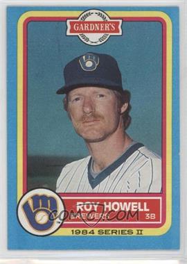 1984 Topps Gardner's Bakery Milwaukee Brewers - [Base] #9 - Roy Howell