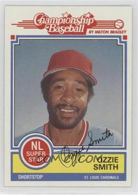 1984 Topps Milton Bradley Championship Baseball - [Base] #_OZSM - Ozzie Smith