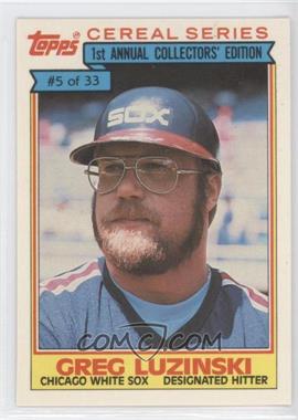 1984 Topps Ralston Purina - [Base] #5 - Greg Luzinski