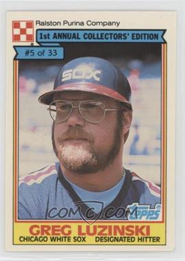 1984 Topps Ralston Purina - [Base] #5 - Greg Luzinski