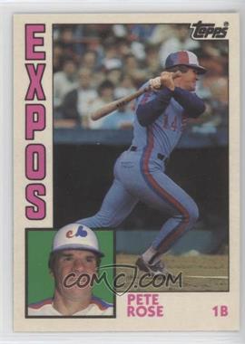 1984 Topps Traded - [Base] #103T - Pete Rose