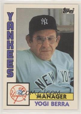 1984 Topps Traded - [Base] #13T - Yogi Berra