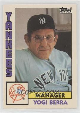 1984 Topps Traded - [Base] #13T - Yogi Berra