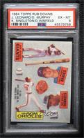 Jeffrey Leonard, Dale Murphy, Dave Winfield, Ken Singleton [PSA 6 EX&…