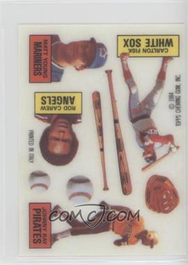 1984 Topps Transfers - [Base] #9 - Carlton Fisk, Rod Carew, Johnny Ray, Matt Young