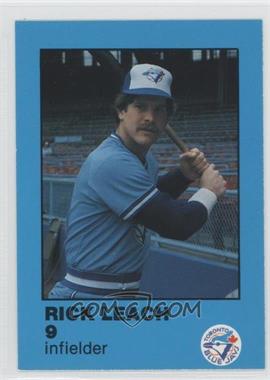 1984 Toronto Blue Jays Fire Safety - [Base] #9 - Rick Leach