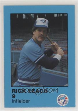 1984 Toronto Blue Jays Fire Safety - [Base] #9 - Rick Leach
