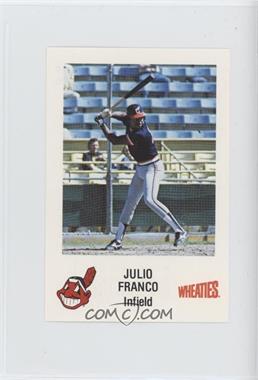 1984 Wheaties Cleveland Indians - [Base] #14 - Julio Franco