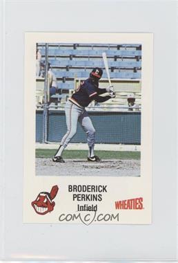 1984 Wheaties Cleveland Indians - [Base] #15 - Broderick Perkins