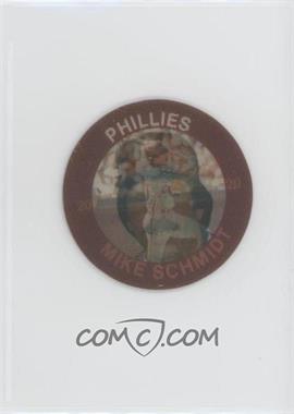 1985 7 Eleven Slurpee Super Star Sports Coins - East Region - Black Back #XVI JH - Mike Schmidt