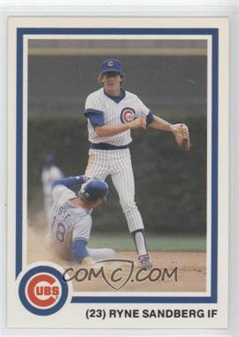 1985 7up Chicago Cubs - Team Set [Base] #23 - Ryne Sandberg