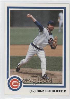 1985 7up Chicago Cubs - Team Set [Base] #40 - Rick Sutcliffe