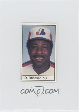 1985 All-Star Game Program Inserts - [Base] #_DADR - Dan Driessen