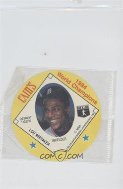 1985 Cain's Snack Time Detroit Tigers Discs - Food Issue [Base] #_LOWH - Lou Whitaker