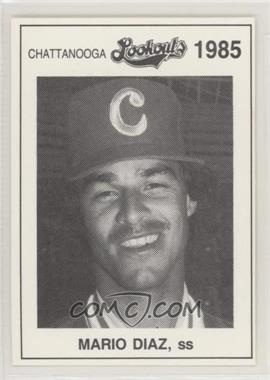 1985 Chattanooga Lookouts Team Issue - [Base] #_MADI - Mario Diaz