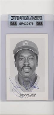 1985 Chicago Cubs Team Issue Postcards - [Base] #_GAMA - Gary Matthews [CAS Certified Sealed]