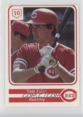 1985 Cincinnati Reds Yearbook Cards - [Base] #10 - Tom Foley