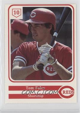 1985 Cincinnati Reds Yearbook Cards - [Base] #10 - Tom Foley