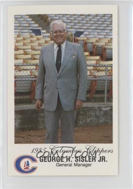 1985 Columbus Clippers Crime Prevention - [Base] #_GESI - George Sisler Jr.