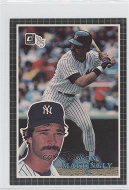 1985 Donruss - Action All-Stars 3x5 #48 - Don Mattingly