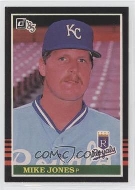 1985 Donruss - [Base] #640.1 - Mike Jones (Last line on bio "Was 11-7 with...")