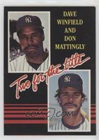 Dave Winfield, Don Mattingly (yellow lettering)