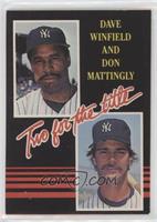 Dave Winfield, Don Mattingly (yellow lettering)