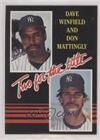 Dave Winfield, Don Mattingly (yellow lettering)