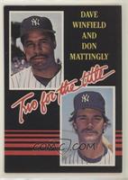 Dave Winfield, Don Mattingly (yellow lettering)