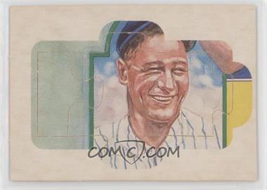 1985 Donruss - Lou Gehrig Puzzle Pieces #28-30 - Lou Gehrig