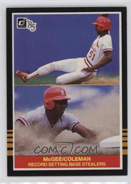 1985 Donruss Highlights - [Base] #29 - Willie McGee, Vince Coleman