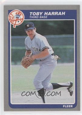 1985 Fleer - [Base] #130 - Toby Harrah