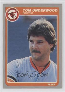 1985 Fleer - [Base] #194 - Tom Underwood [EX to NM]