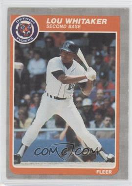 1985 Fleer - [Base] #24 - Lou Whitaker