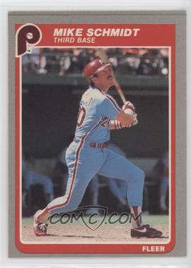 1985 Fleer - [Base] #265 - Mike Schmidt