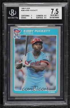 1985 Fleer - [Base] #286 - Kirby Puckett [BGS 7.5 NEAR MINT+]