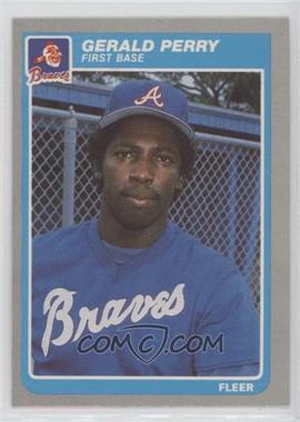 1985 Fleer - [Base] #338 - Gerald Perry [EX to NM]