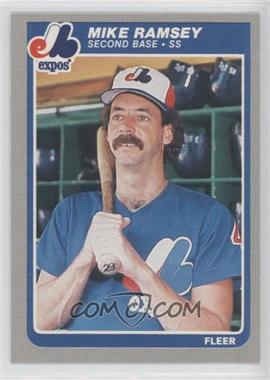 1985 Fleer - [Base] #406 - Mike Ramsey