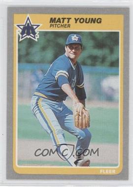 1985 Fleer - [Base] #505 - Matt Young