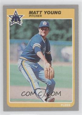 1985 Fleer - [Base] #505 - Matt Young