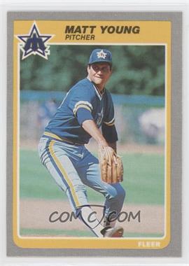 1985 Fleer - [Base] #505 - Matt Young