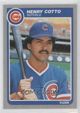 1985 Fleer - [Base] #53 - Henry Cotto