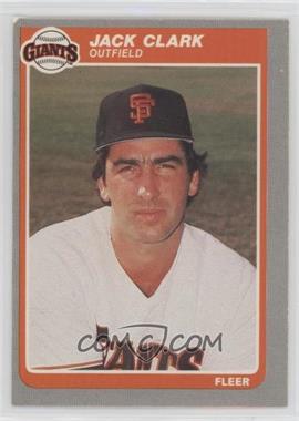 1985 Fleer - [Base] #604 - Jack Clark [EX to NM]