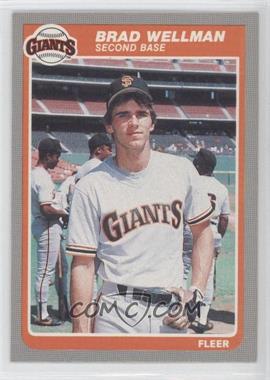 1985 Fleer - [Base] #623 - Brad Wellman