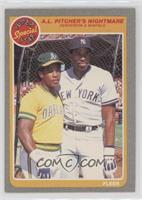 Dave Winfield, Rickey Henderson [EX to NM]