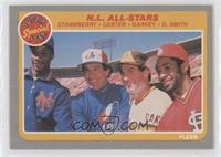 N.L. All-Stars (Darryl Strawberry, Gary Carter, Steve Garvey, Ozzie Smith)